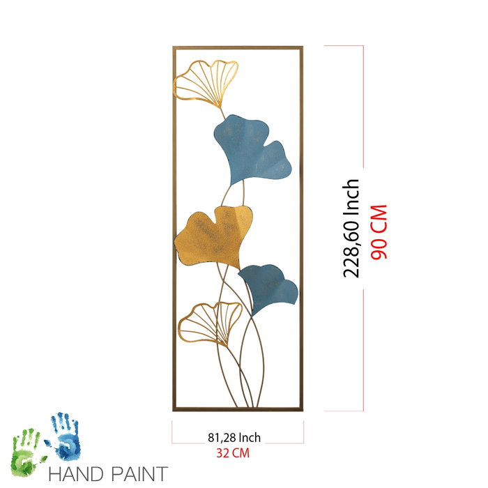 Wallity Nadide - 2 Accesorio Decorativo de Metal Multicolor